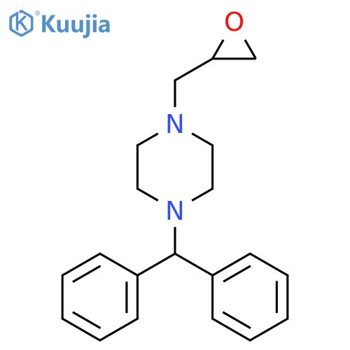 Piperazine,1-(diphenylmethyl)-4-(2-oxiranylmethyl)- structure