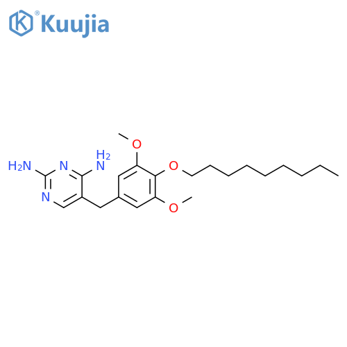 2,4-Pyrimidinediamine, 5-[[3,5-dimethoxy-4-(nonyloxy)phenyl]methyl]- structure
