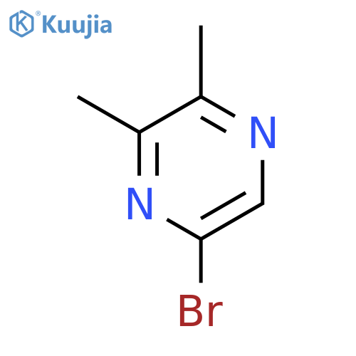 5-Bromo-2,3-dimethylpyrazine structure
