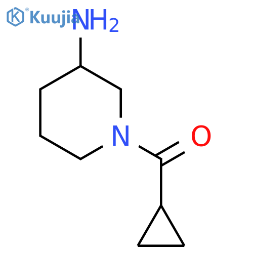 1-(Cyclopropylcarbonyl)piperidin-3-amine structure