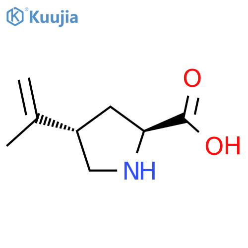 L-Proline,4-(1-methylethenyl)-, trans- (9CI) structure