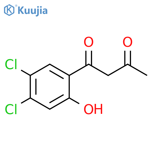 1,3-Butanedione, 1-(4,5-dichloro-2-hydroxyphenyl)- structure