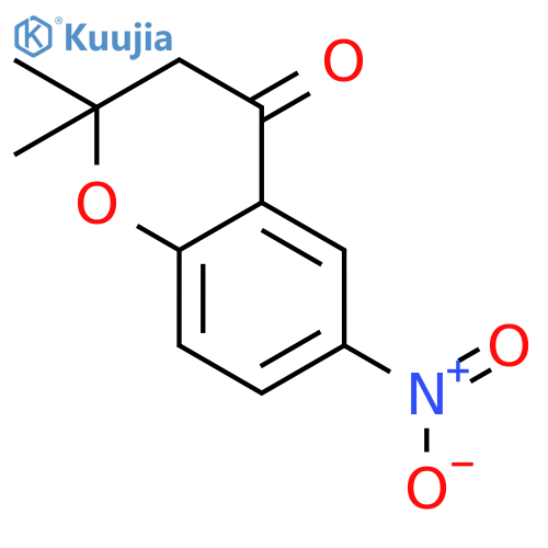 2,2-Dimethyl-6-nitro-chroman-4-one structure