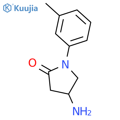 4-Amino-1-(3-methylphenyl)pyrrolidin-2-one structure