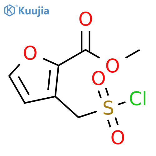 Methyl 3-(Chlorosulfonyl)methylfuran-2-carboxylate structure