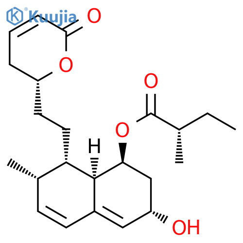 (2S)-2-Methylbutanoic Acid (1S,3S,7S,8S,8aR)-8-2-(2R)-3,6-Dihydro-6-oxo-2H-pyran-2-ylethyl-1,2,3,7,8,8a-hexahydro-3-hydroxy-7-methyl-1-naphthalenyl Ester structure