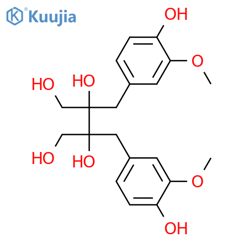 8,8'-Lignan-3,3',4,4',8,8',9,9'-octol; (8R*,8'R*)-form, 3,3'-Di-Me ether structure