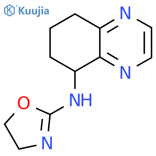 N-(4,5-Dihydro-2-oxazolyl)-5,6,7,8-tetrahydro-5-Quinoxalinamine structure