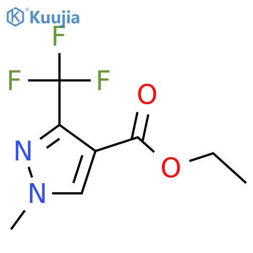 Ethyl 1-methyl-3-(trifluoromethyl)-1h-pyrazole-4-carboxylate structure
