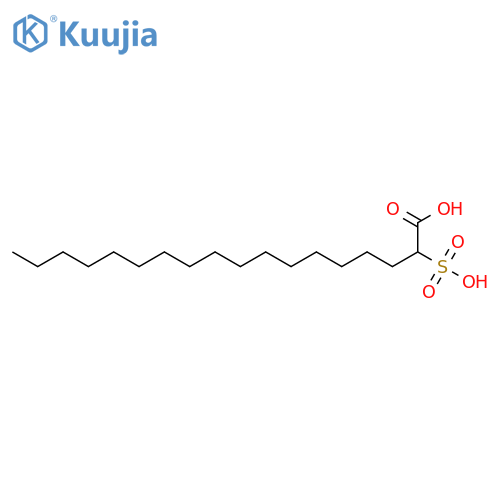 Octadecanoic acid,2-sulfo- structure