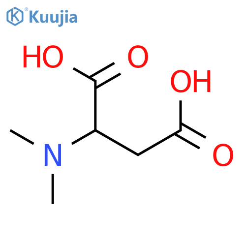 (2S)-2-(dimethylamino)butanedioic acid structure