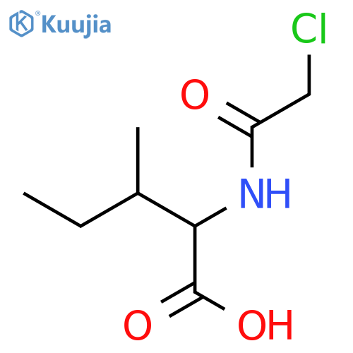 N-Chloroacetyl-DL-isoleucine structure