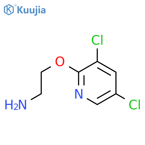 2-[(3,5-dichloropyridin-2-yl)oxy]ethan-1-amine structure