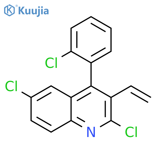 Quinoline, 2,6-dichloro-4-(2-chlorophenyl)-3-ethenyl- structure