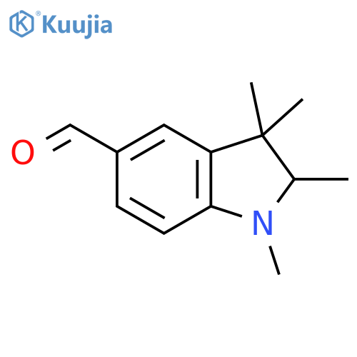 1H-Indole-5-carboxaldehyde, 2,3-dihydro-1,2,3,3-tetramethyl- structure