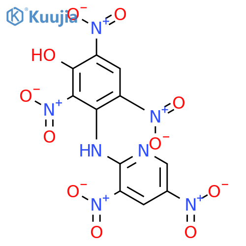Phenol, 3-[(3,5-dinitro-2-pyridinyl)amino]-2,4,6-trinitro- structure