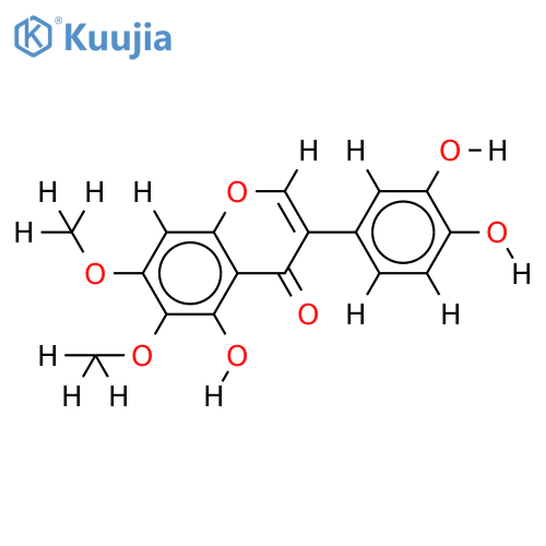 6,7-Di-Me ether-3',4',5,6,7-Pentahydroxyisoflavone structure