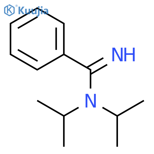 Benzenecarboximidamide, N,N-bis(1-methylethyl)- structure