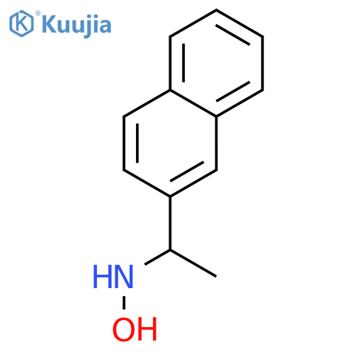 N-1-(Naphthalen-2-yl)ethylhydroxylamine structure