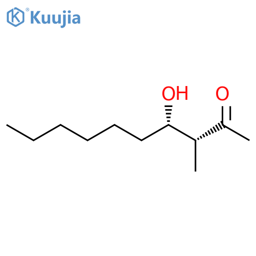 2-Decanone, 4-hydroxy-3-methyl-, (R*,S*)- structure