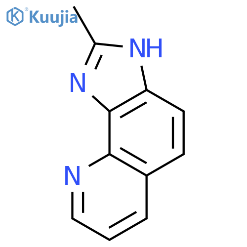 1H-Imidazo[4,5-h]quinoline,2-methyl- structure