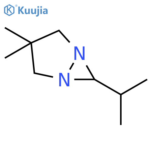 1,5-Diazabicyclo[3.1.0]hexane, 3,3-dimethyl-6-(1-methylethyl)- structure