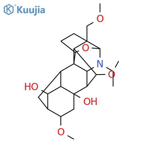 Aconitane-8,14-diol,1,19-epoxy-20-ethyl-6,16-dimethoxy-4-(methoxymethyl)-, (1a,6a,14a,16b,19R)- (9CI) structure