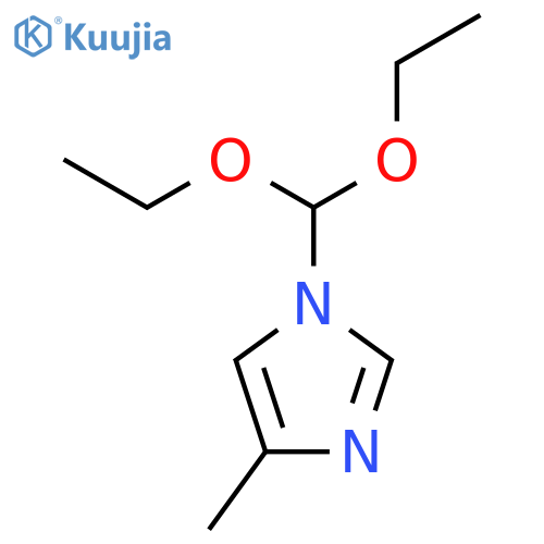 1-(diethoxymethyl)-4-methyl-1H-Imidazole structure