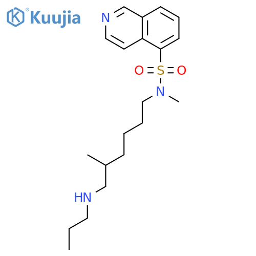 5-Isoquinolinesulfonamide, N-methyl-N-[5-methyl-6-(propylamino)hexyl]- structure