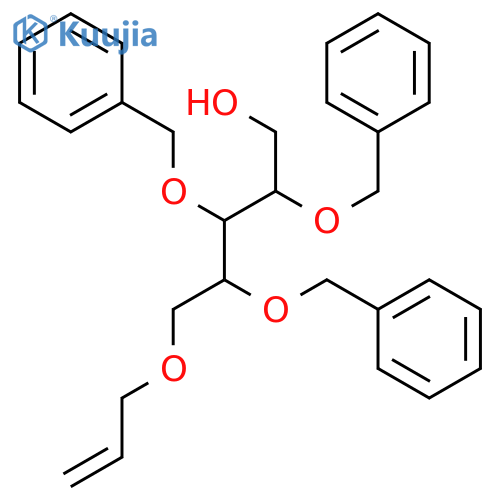5-O-Allyl-2,3,4-tri-O-benzyl-D-ribitol structure