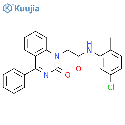N-(5-chloro-2-methylphenyl)-2-(2-oxo-4-phenyl-1,2-dihydroquinazolin-1-yl)acetamide structure