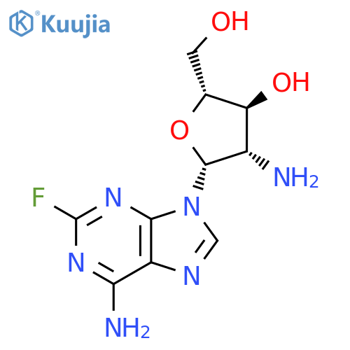 9H-Purin-6-amine, 9-(2-amino-2-deoxy-β-D-arabinofuranosyl)-2-fluoro- structure