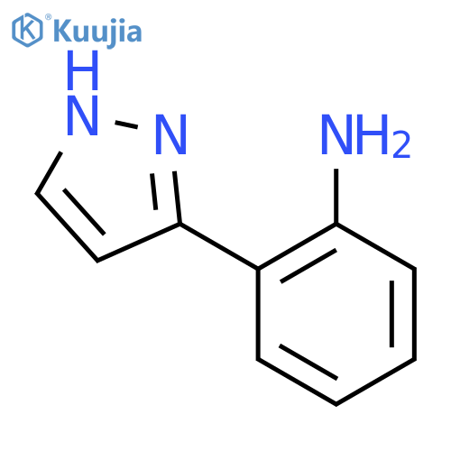 2-(1H-Pyrazol-3-yl)aniline structure