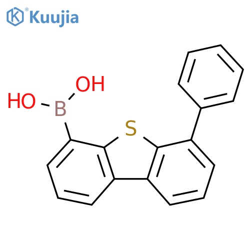 (6-Phenyldibenzo[b,d]thiophen-4-yl)boronic acid structure