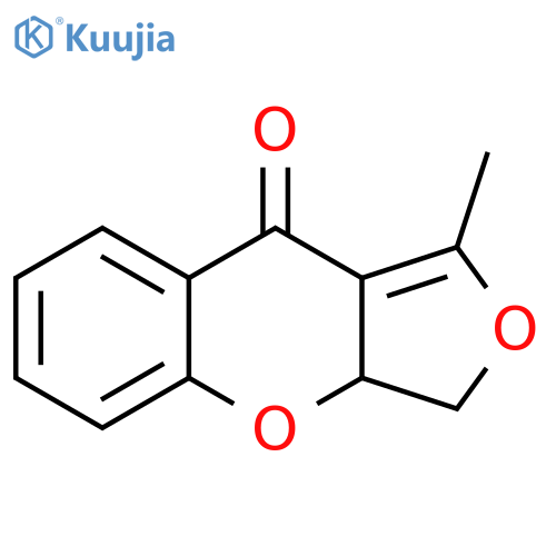 9H-Furo[3,4-b][1]benzopyran-9-one, 3,3a-dihydro-1-methyl- structure