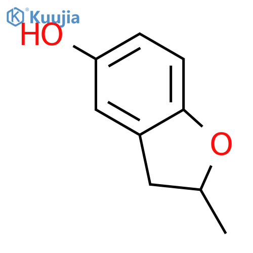2-methyl-2,3-dihydro-1-benzofuran-5-ol structure