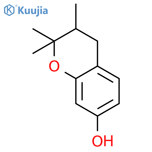 2H-1-Benzopyran-7-ol, 3,4-dihydro-2,2,3-trimethyl- structure