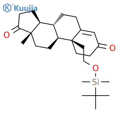 Estr-4-ene-3,17-dione, 10-[2-[[(1,1-dimethylethyl)dimethylsilyl]oxy]ethyl]- structure