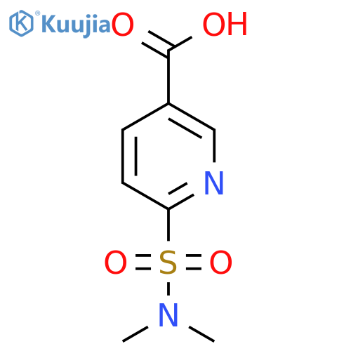 6-(Dimethylsulfamoyl)pyridine-3-carboxylic acid structure