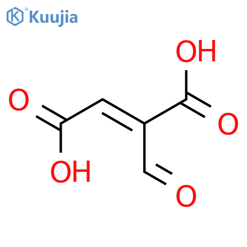2-Butenedioic acid, 2-formyl-, (E)- structure