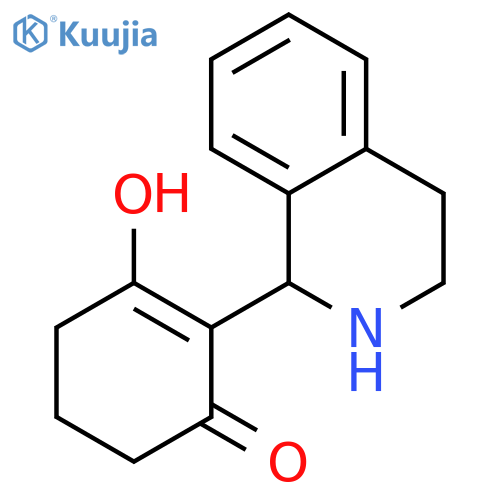 2-Cyclohexen-1-one,3-hydroxy-2-(1,2,3,4-tetrahydro-1-isoquinolinyl)- structure