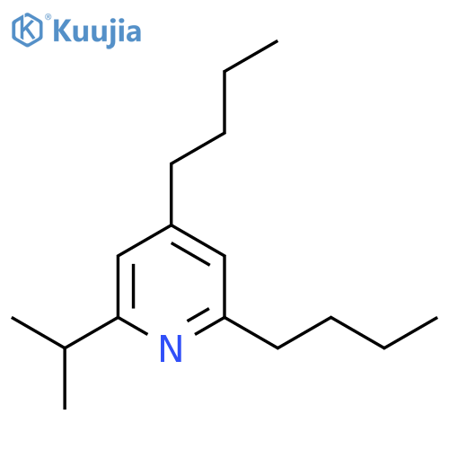 2,4-dibutyl-6-propan-2-ylpyridine structure