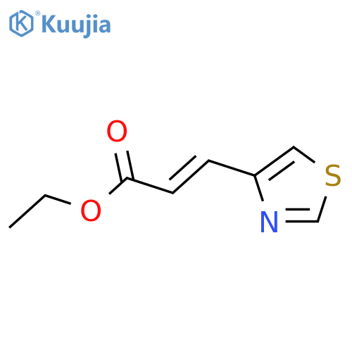 ethyl (2E)-3-(1,3-thiazol-4-yl)prop-2-enoate structure