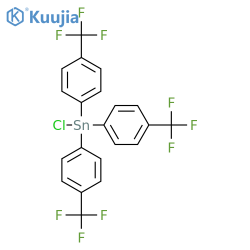 Stannane, chlorotris[4-(trifluoromethyl)phenyl]- structure