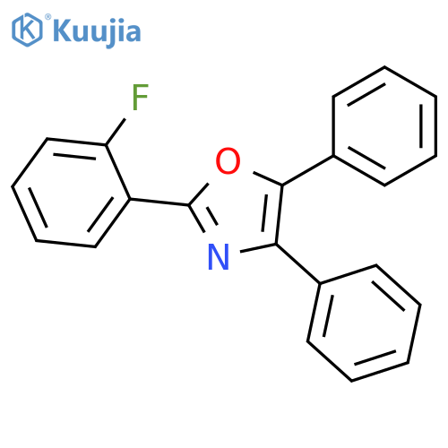 Oxazole, 2-(2-fluorophenyl)-4,5-diphenyl- structure