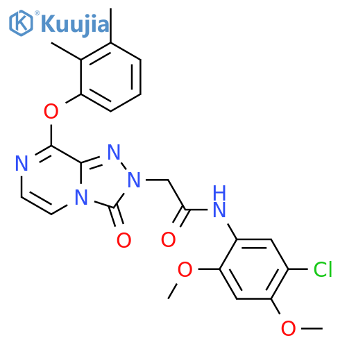 N-(5-chloro-2,4-dimethoxyphenyl)-2-[8-(2,3-dimethylphenoxy)-3-oxo-2H,3H-[1,2,4]triazolo[4,3-a]pyrazin-2-yl]acetamide structure