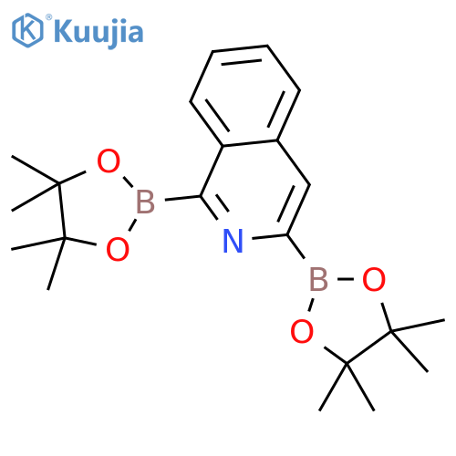 1,3-bis(4,4,5,5-tetramethyl-1,3,2-dioxaborolan-2-yl)-Isoquinoline structure