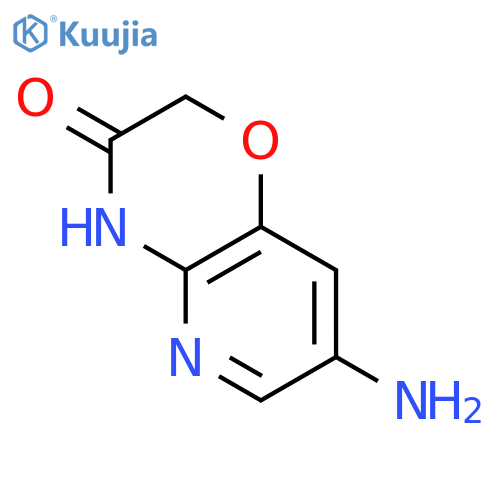 7-amino-2H,3H,4H-pyrido3,2-b1,4oxazin-3-one structure