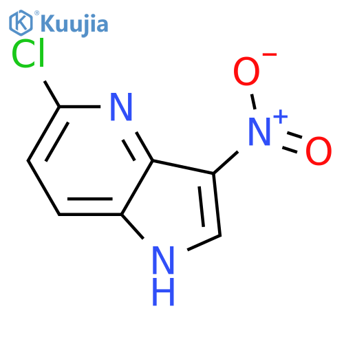 5-Chloro-3-nitro-1H-pyrrolo3,2-bpyridine structure