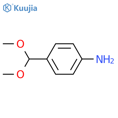 4-(dimethoxymethyl)aniline structure
